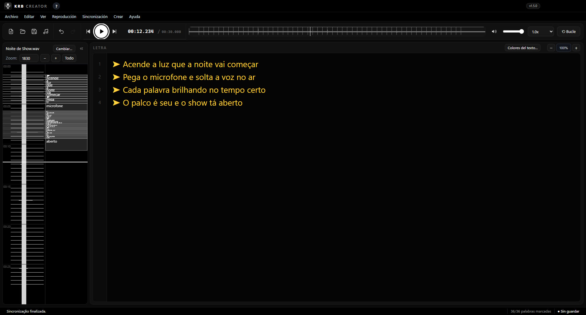 KRB CREATOR em espanhol